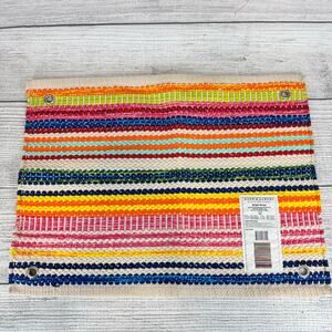 Annie Selke Dash & Albert Bright Stripe Hand Woven Indoor Outdoor Rug